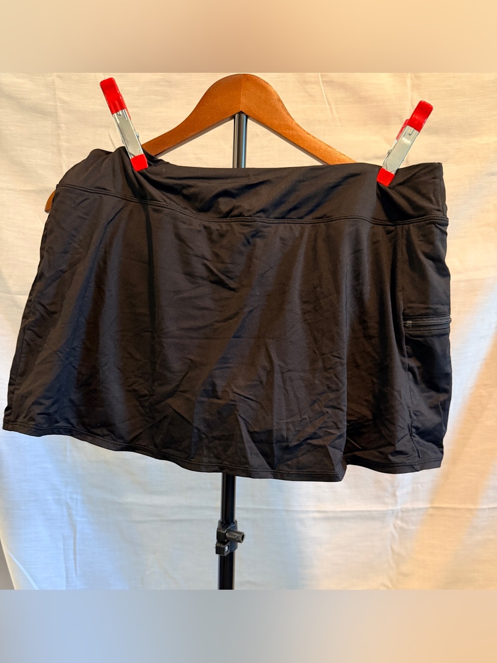 Beach House Black Women's Swim Skort Size 16